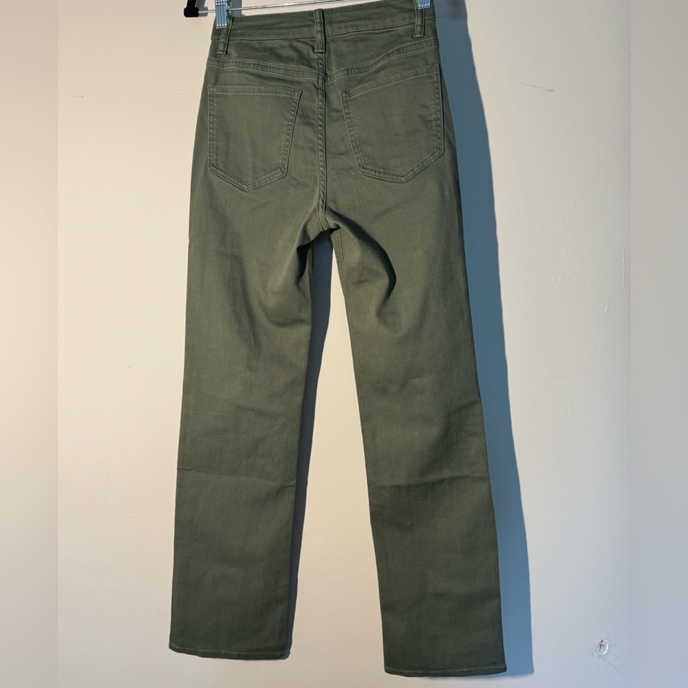 ✨ Quince Bella Stretch Straight Jeans – Loden Green ✨ - Picture 4 of 14